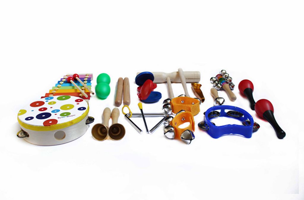 Percussion Set Kinder Kleinkind Musikinstrumente Spielzeug Band Rhythmus 15 Toys 