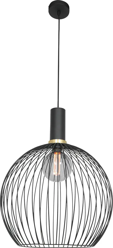 Lampada Mexlite Aureole Nera Ø 42cm - Atmosfera Calda per la Tua Casa