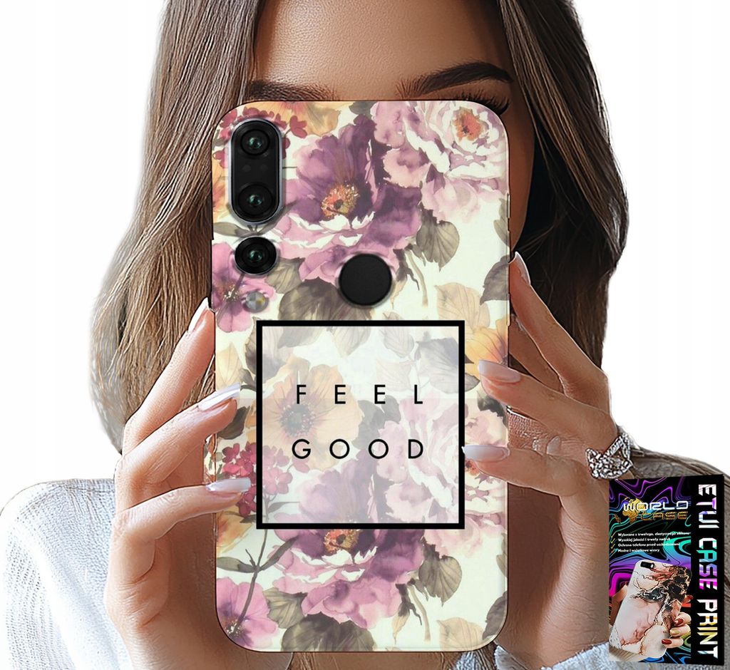 Hülle Für Huawei P20 Pro - Blumenmuster, Modische Damen + Glas