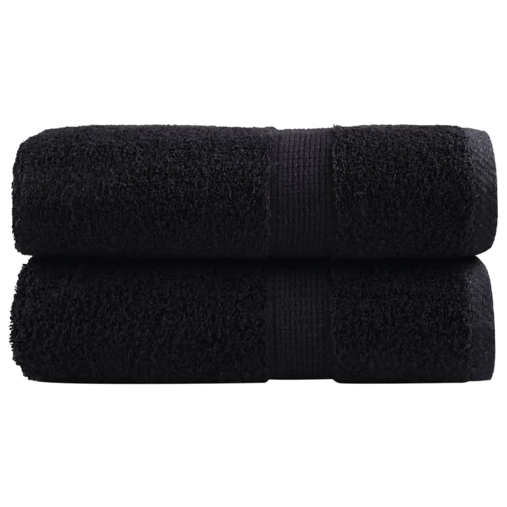 Panni Microfibra Neri 600 GSM SOLUND - Set 2 Pezzi 30x30 cm Alta Qualità