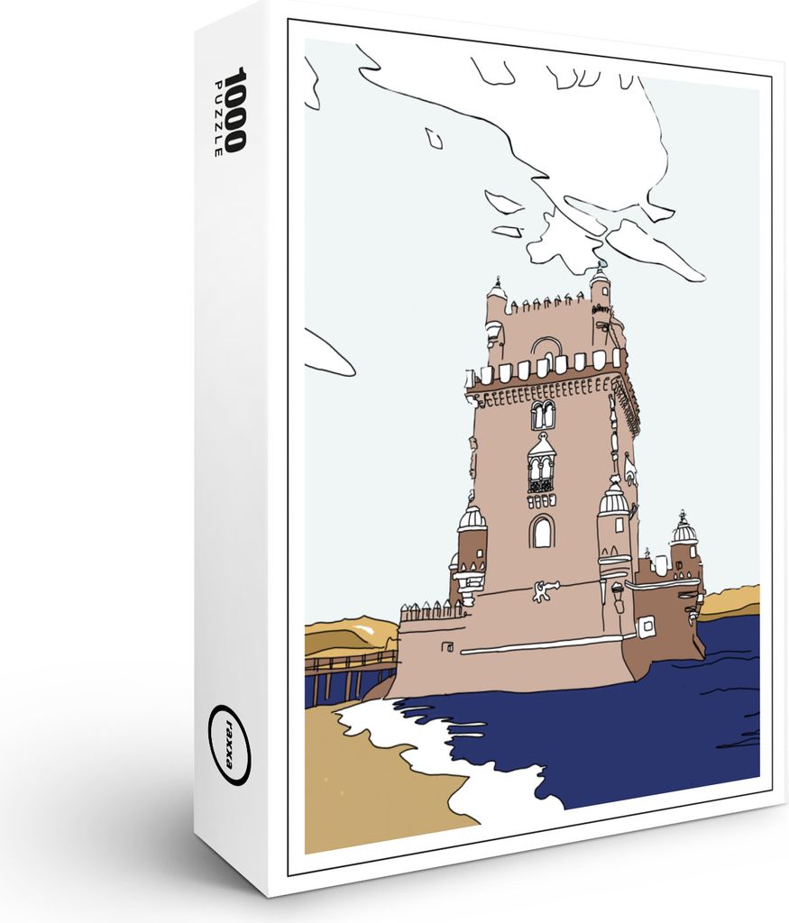 raxxa Premium-Puzzle "Sandburg", 1000 Teile