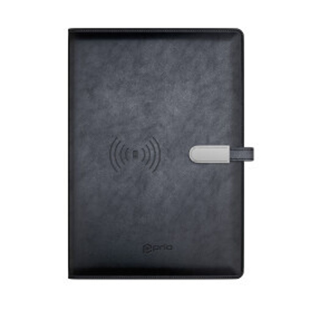 prio 5in1 Multifunktions-Notebook (Powerbank, Ladegerät) schwarz