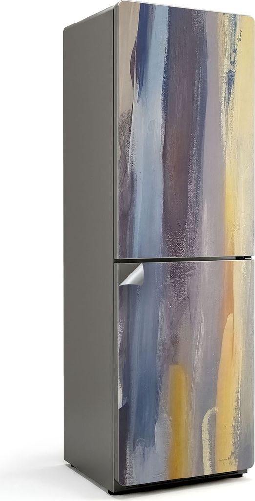 Leichte Holzplatten – Kühlschrank Aufkleber – Klebefolie Kühlschrank – Kühlschrank Nachbildung – Kühlschrankfolie selbstklebend – Kü...