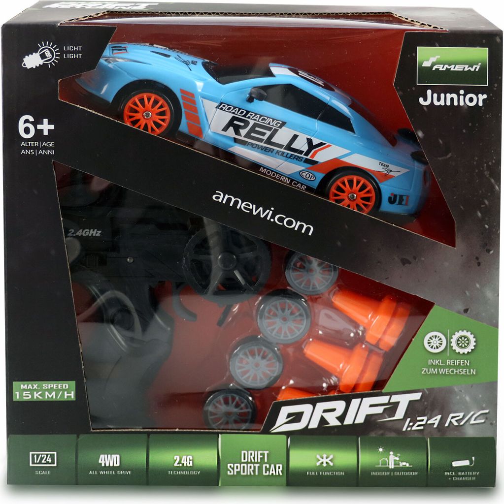 Amewi Drift elektromotor 1:24 športové auto (21085) Obrázok produktu 