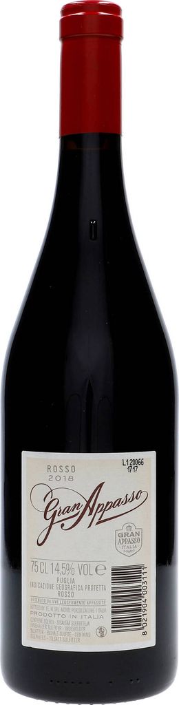 Femar Vini Gran Appasso Rosso Appassite Puglia IGT 2021 Produktbild 3