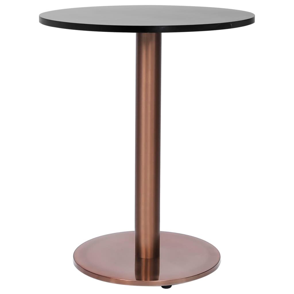 vidaXL Châssis de table de bistrot Golden Ø45x72 cm acier Image du produit 