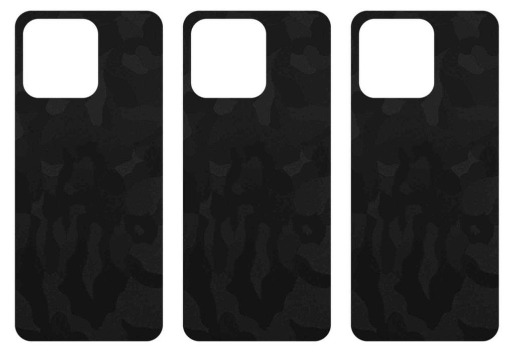 apgo Rückseite Schutzfolie, Skin, kompatibel mit Honor X8 5G, Hinten Displayschutzfolie aus Vinylfolie, kratzfest, einfache Montage - Schwarzes Ta...