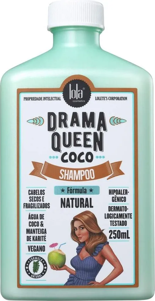 Shampooing Hydratant Lola Cosmetics Vegan pour Cheveux Secs et Ternes