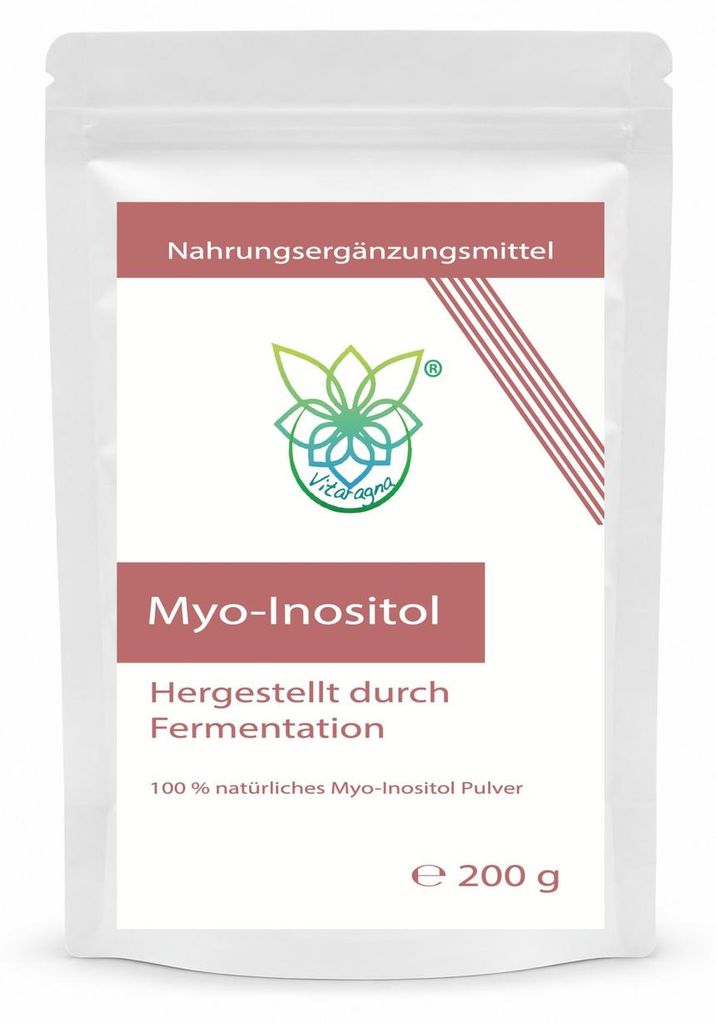 VITARAGNA Myo-Inositol Pulver 200 g reines Myo Inositol Produktbild 