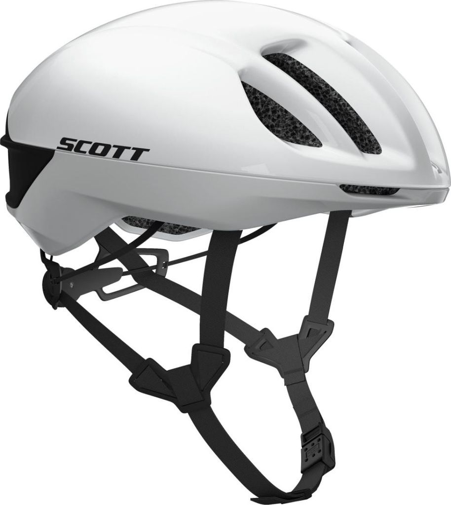 SCOTT Fahrradhelm - CADENCE PLUS - Weiß/Schwarz (59-61 cm)