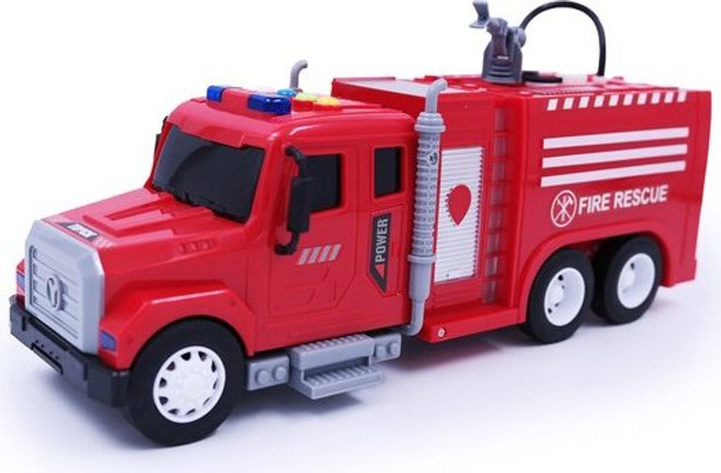Buzz - Luxus Feuerwehrauto - Echter Wasserwerfer - Licht und Ton - Sirene - Feuerwehr - Rettungsdienst