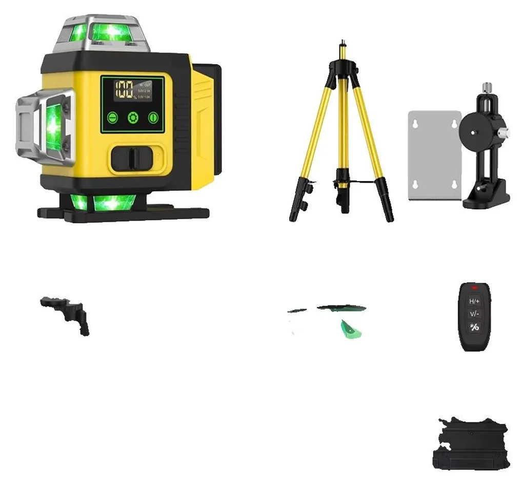 Niveau laser 4D : finissez vos alignements sans erreur, kit 2 batteries