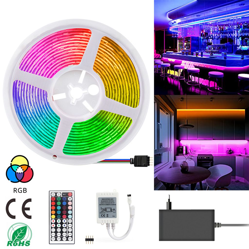 WiFi LED TV Band Streifen RGB dimmbar Stripe APP Licht-Leiste SMD Lichtschlauch 