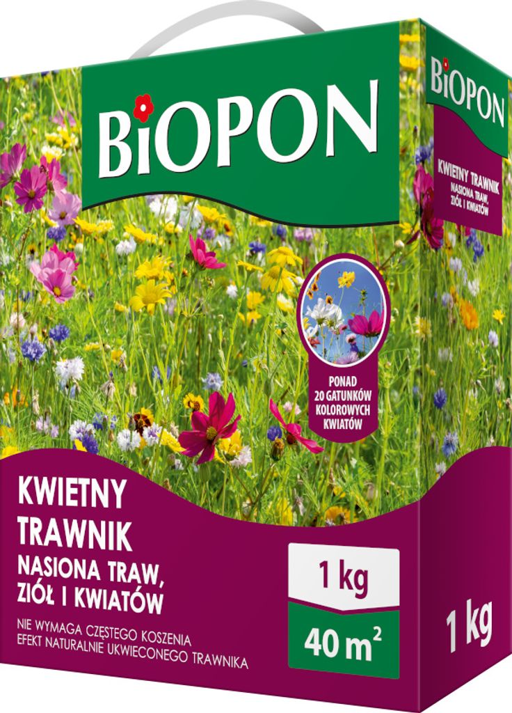 Biopon floreale prato erbe fiori 1kg Immagine del prodotto 