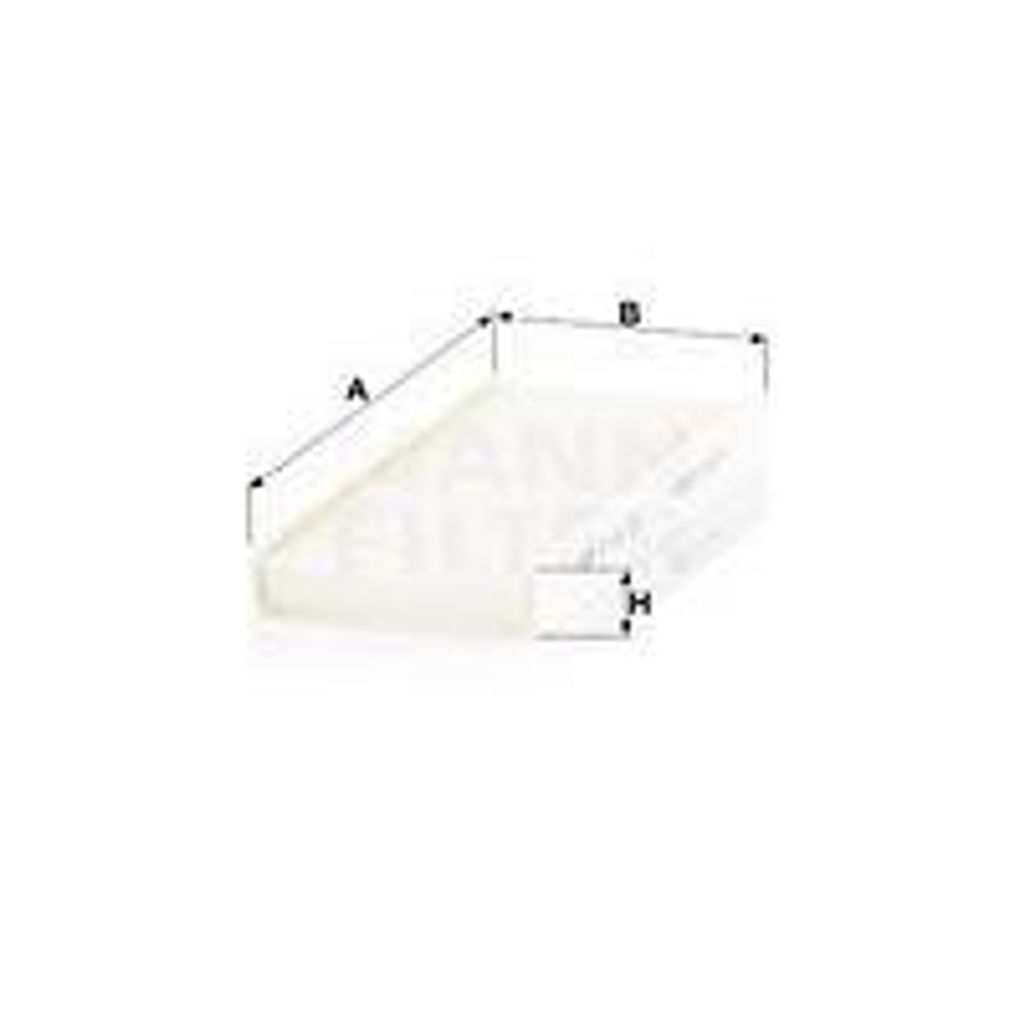 MANN-FILTER CU 25 010-2 Innenraumluftfilter OE 272745EB725 kompatibel mit NP300