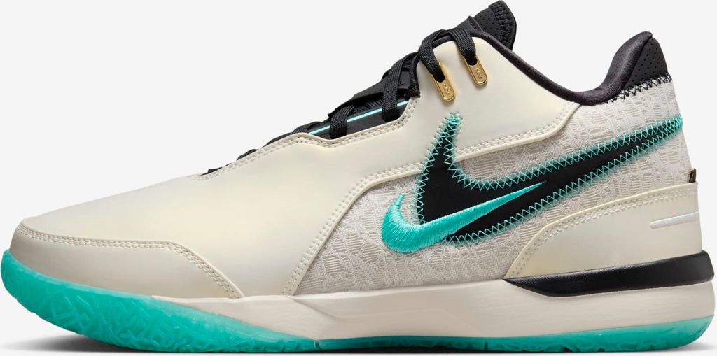 Nike Zoom LeBron NXXT Gen AMPD "Liverpool FC", Türkis / Beige, Größe: 36