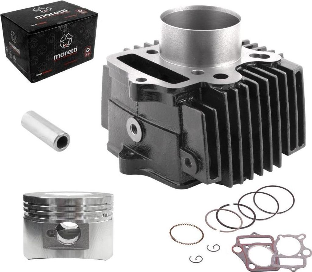 Cylindre Moretti pour cyclomoteur 4T 110cc 152FMB Image du produit 