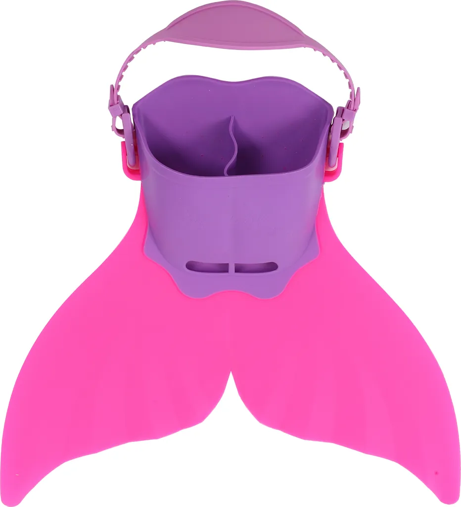 Monopalme sirène rose pour enfants, palmes de natation taille 25-32