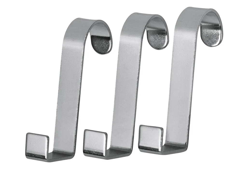 HANSI-SIEBERT 153180 Gancio Porta 3 Pezzi Acciaio Inox - Qualità Italiana