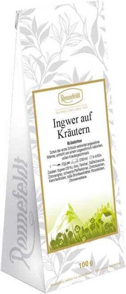 Ingwer auf Kräutern Kräutertee 100g Produktbild 