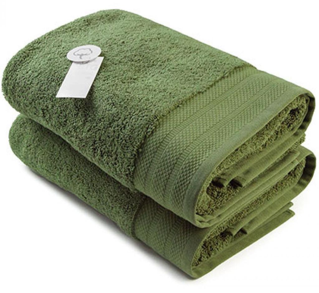 A&R AR604 | Badetuch Excellent Deluxe Baumwolle - 70 x 140 cm - Farbe: Army Green - Größe: 70 x 140 cm