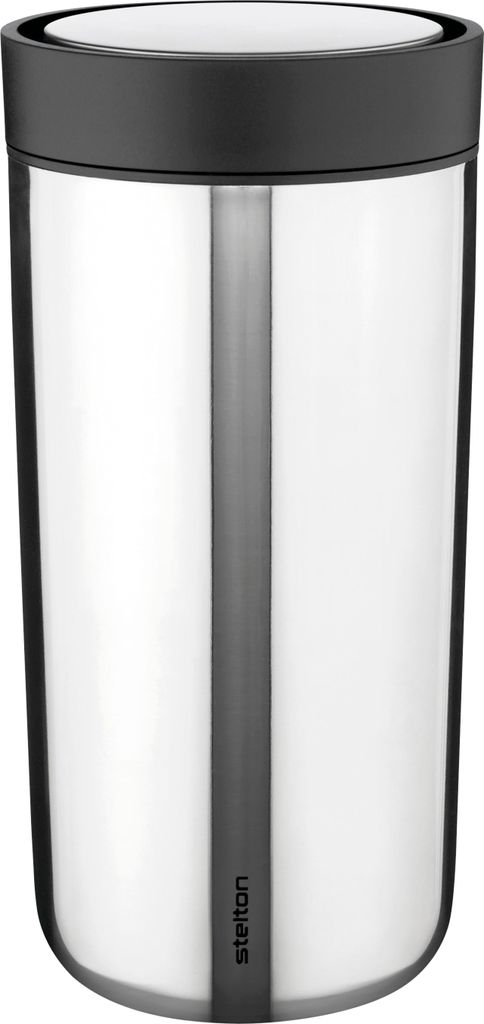 Stelton To Go Click Becher, Trinkbecher, Cup, Edelstahl pulverlackiert, Kunststoff, Edelstahl, 400 ml, 685