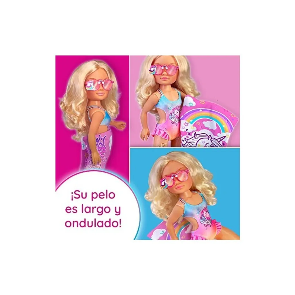Nancy Poupée avec Serviette Magique Multicolore : Pack de Jeu Complet - 7