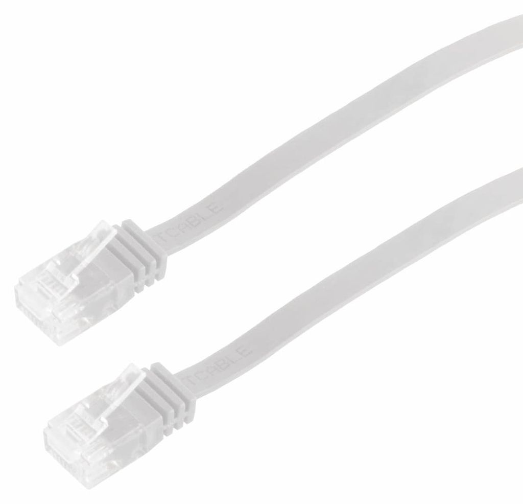 High Quality Patchkabel, flach, U/UTP, ungeschirmt, Cat 6, Produktbild 