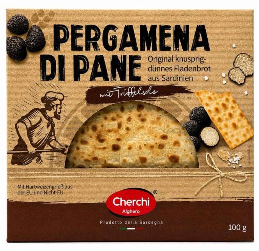 Cherchi Alghero Pergamena di Pane mit Trüffelsalz 100g Produktbild 