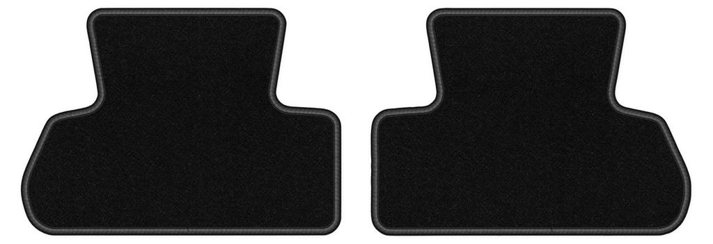 Velours-Fußmatten Hinten für Audi Q5 I 2008-2017 (SUV) – Produktbild 