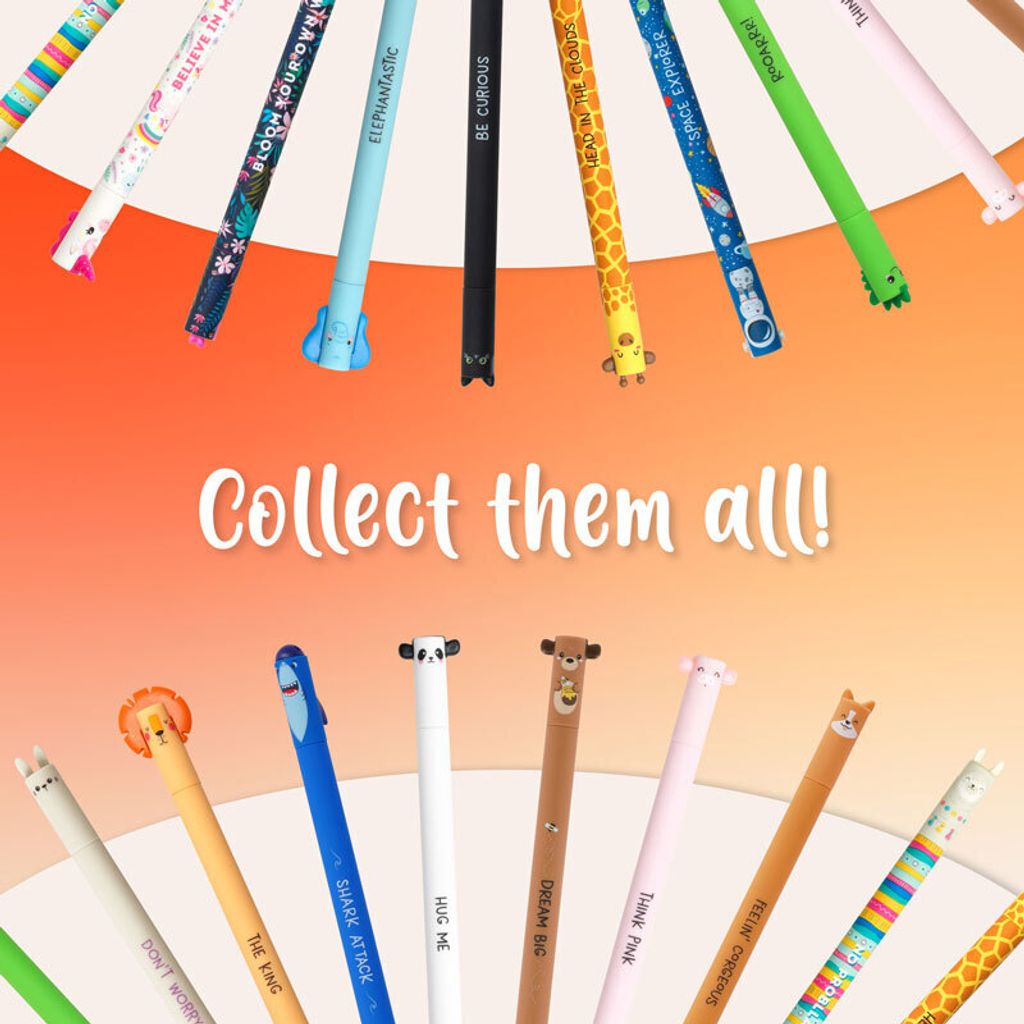 LEGAMI löschbarer Gel Stift BUNNY Hase Schreibfarbe lila Produktbild 5