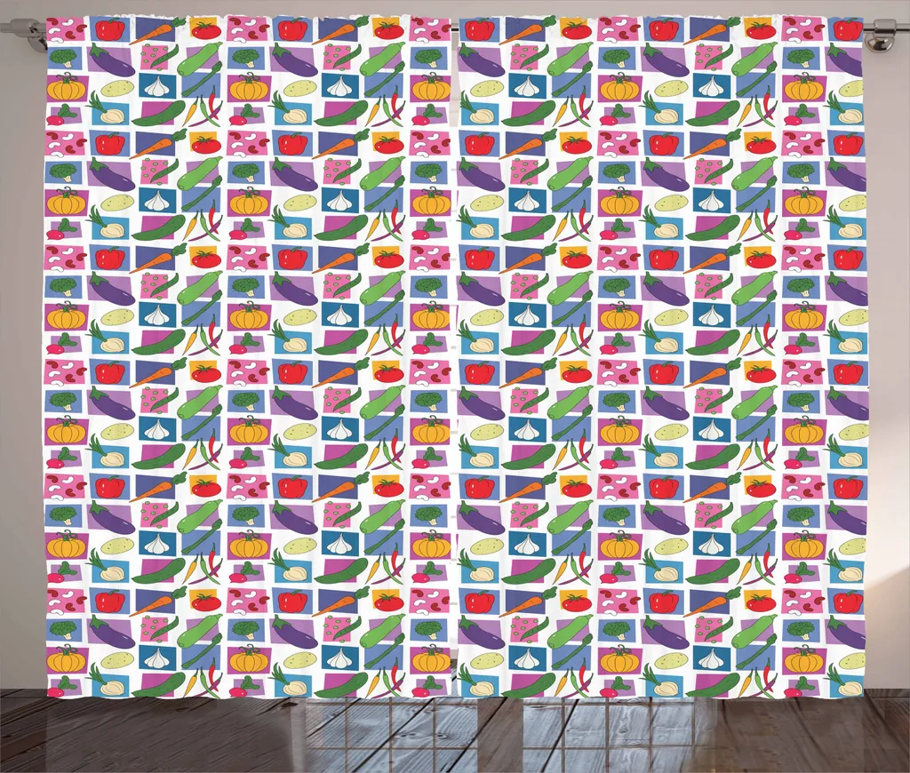 Tenda Abakuhaus Rustica 280x245 cm Vegana Multicolore per Cucina e Camera