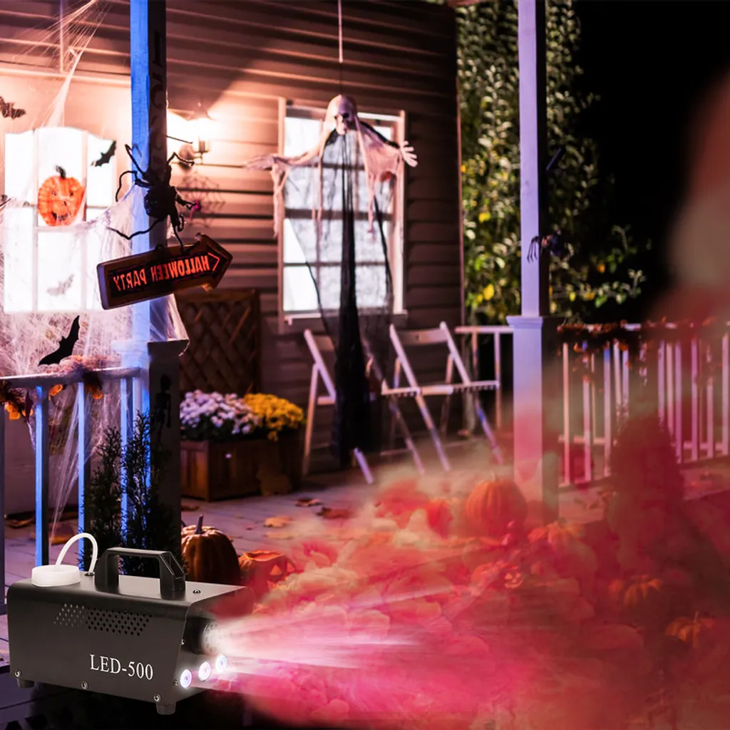 Machine à Fumée LED RGB avec Télécommande pour Effets de Scène Pro