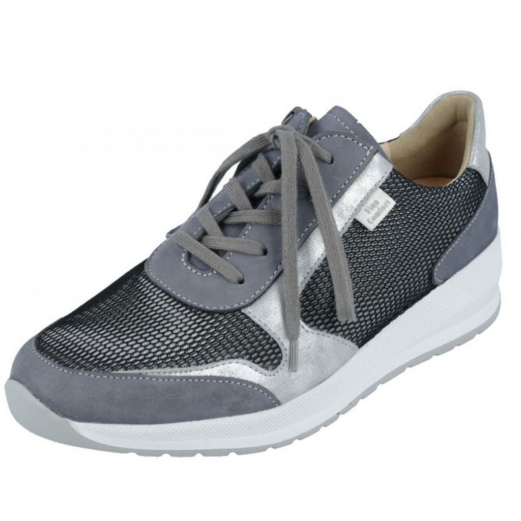 Finn Comfort Komfort Schnürschuhe Mori Damen 31323831363533 Grau 38 EU