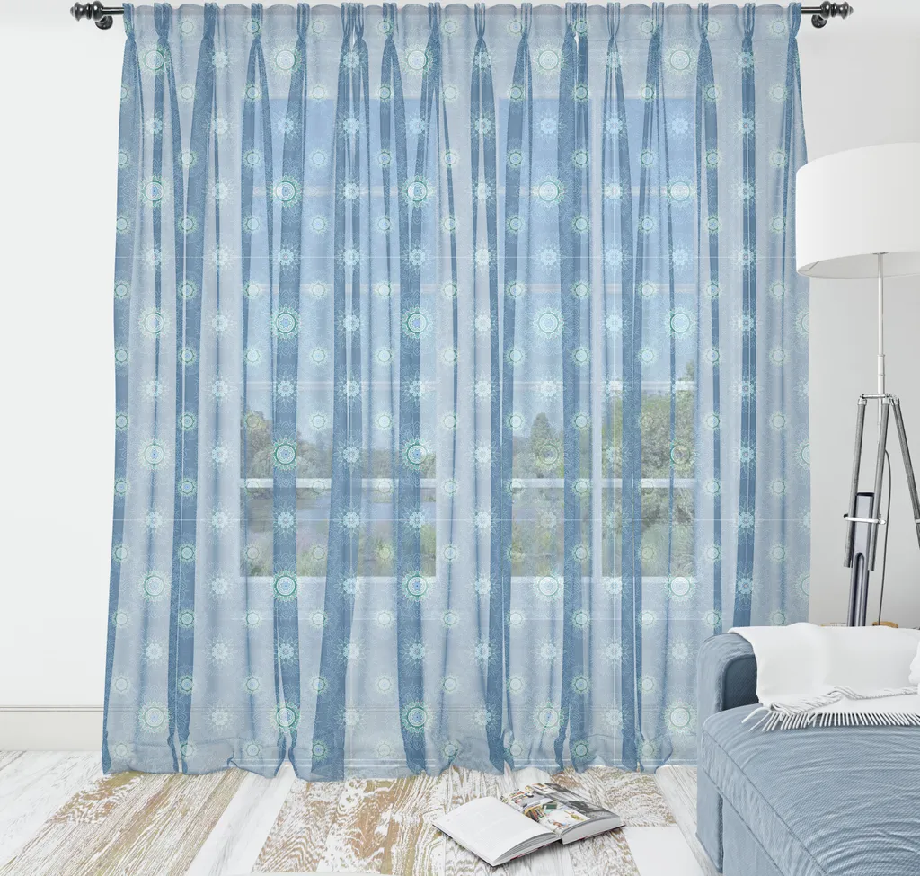 Arazzo Mandala Blu ABAKUHAUS 274x274 - Decorazione Parete Satin