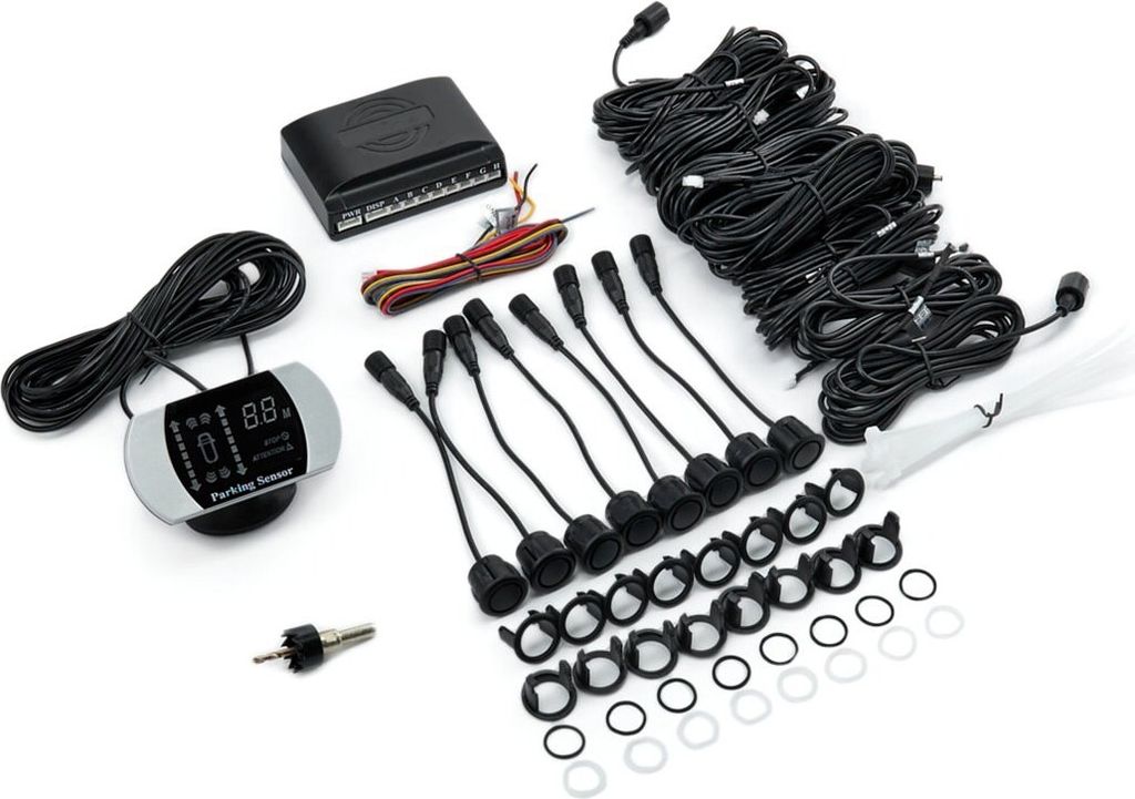 RIDEX 2621A0007 Vorne und Hinten Einparkhilfe 8 Sensoren 40KHz 2.0m Reichweite