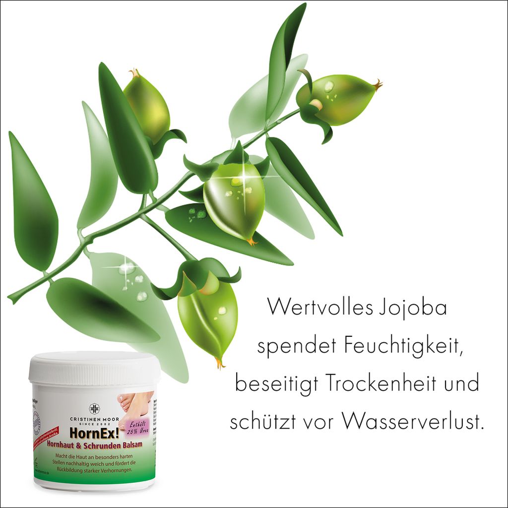 Cristinen Moor HornEx! Hornhaut und Schrunden Balsam mit Produktbild 5