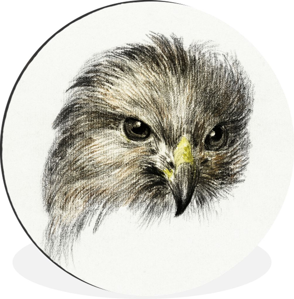 MuchoWow - Mauerkreis - Wandbilder - Runde Bild - Bild aus Aluminium - Schlafzimmer - Wohnzimmerdekoration - Wand Dekoration