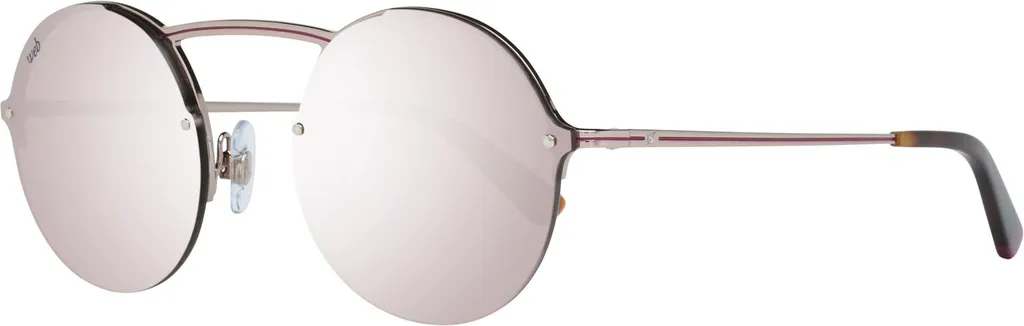 Lunettes de soleil aviateur argentées Web WE0260 avec verres miroirs 54