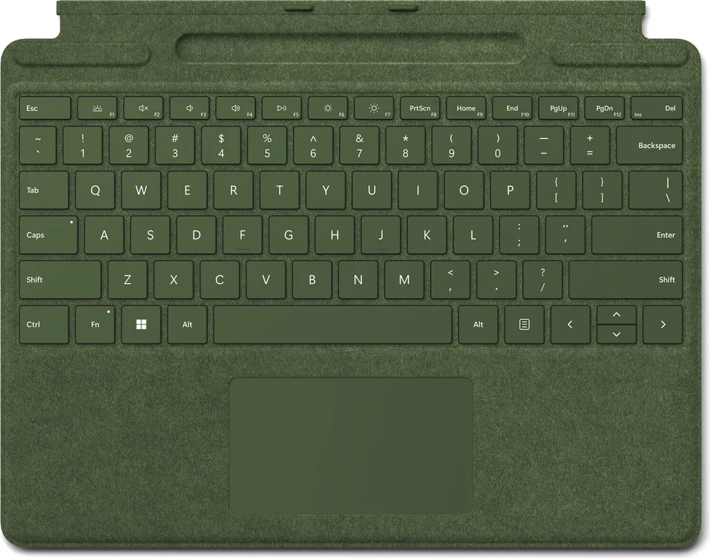 Clavier Surface Pro Vert avec Rétroéclairage - Format QWERTY Italien
