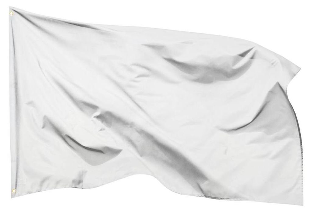 PHENO FLAGS Drapeau blanc 90 x 150 cm : peindre, écrire, Image du produit 