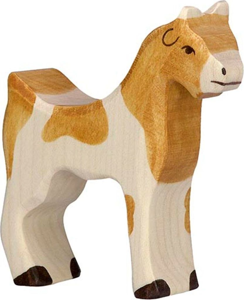 Holztiger Holz Ziege Spielfigur handgefertigt nachhaltiges Spielzeug
