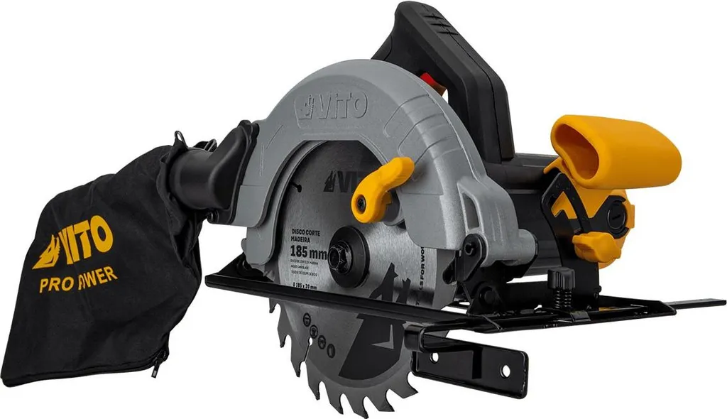Scie circulaire 185mm Profondeur 65mm VITO Moteur Puissant 1500W