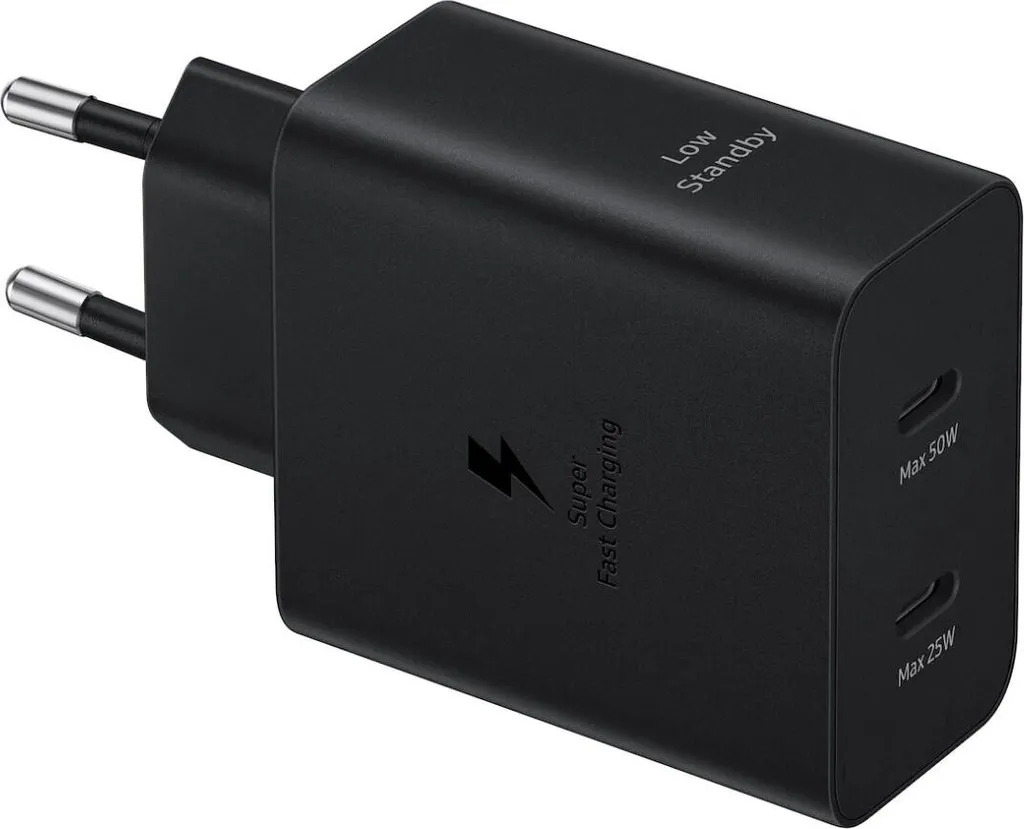 Chargeur secteur Motorola EP-T5020XBEGEU 50W Noir avec double port USB-C