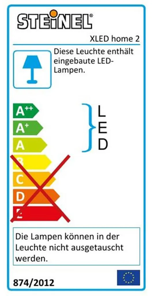 Projecteur LED Orientable Steinel XLED Home 2 Argent à Détection 180° - 10