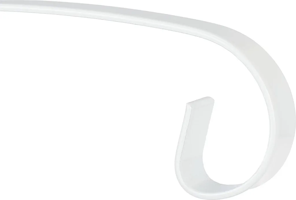 Support mural pour pot de fleurs oiseau fer blanc - Fixation solide - 4