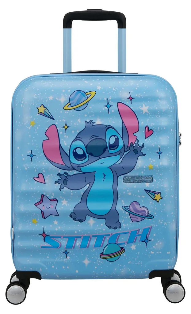 Valise Stitch American Tourister à 4 roues avec cadenas TSA intégré