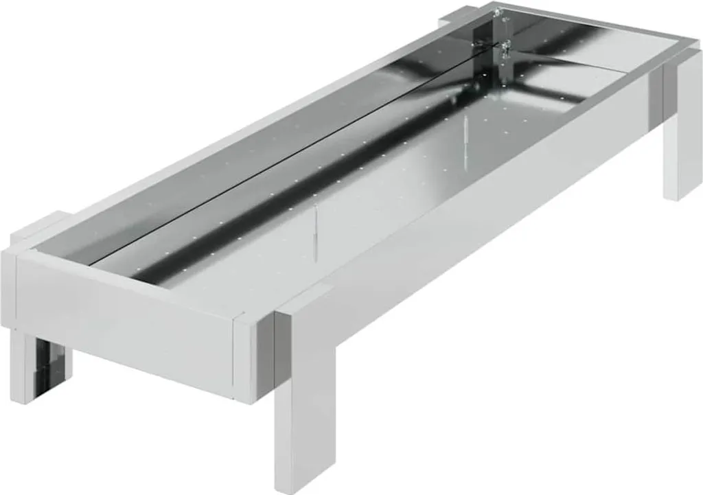 Mangiatoia vidaXL in Acciaio Zincato 80cm | Attrezzatura Avicola