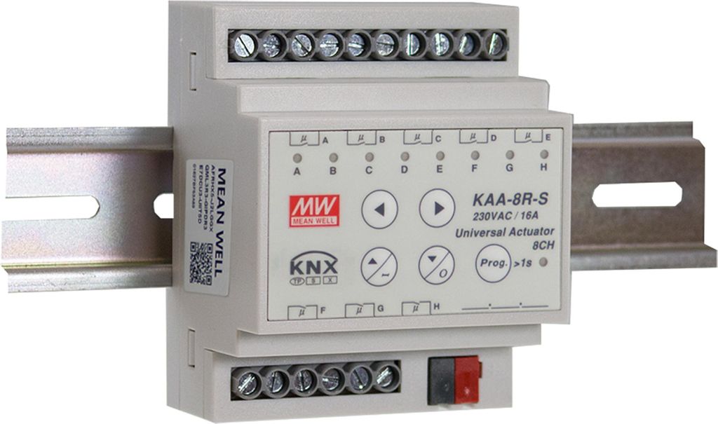 MEANWELL KAA-8R-10S KNX Gebäudeautomation Universal-Aktor Produktbild 