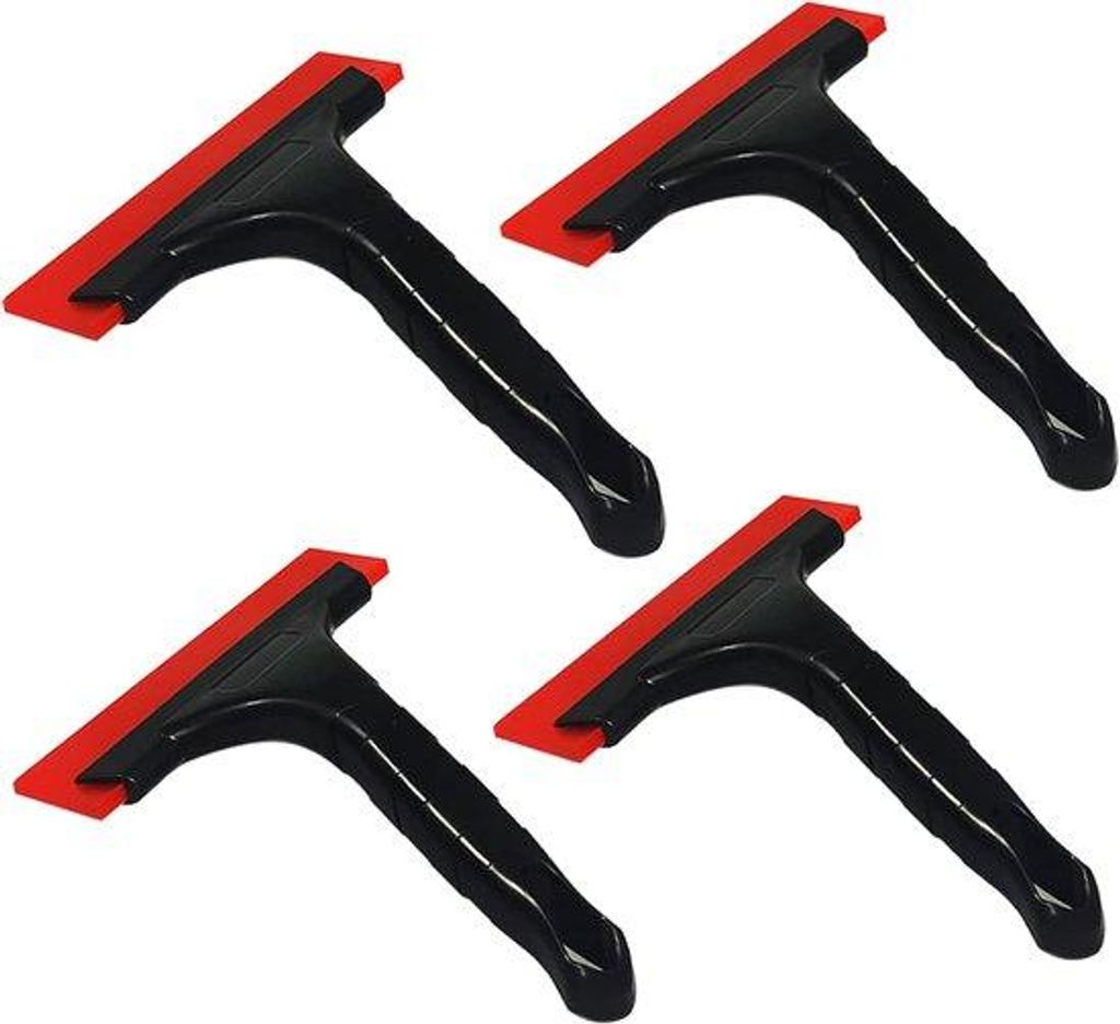Douchewisser für Bad, 4er Set, für Dusche, Fenster, schmal, kleine Scheibenwischer, Duschmöbelrekker für Spiegel, Bad, Fenster, Boden, Glas